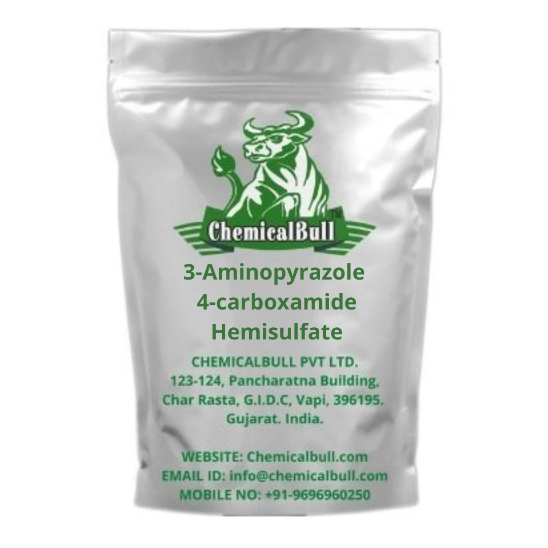 3-Aminopyrazole-4-carboxamide Hemisulfate